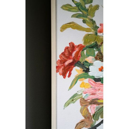 Framed Floral Painting