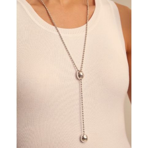 Long adjustable chain necklace
