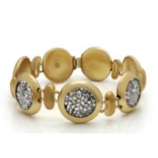 kristal multi dome cascade bracelet