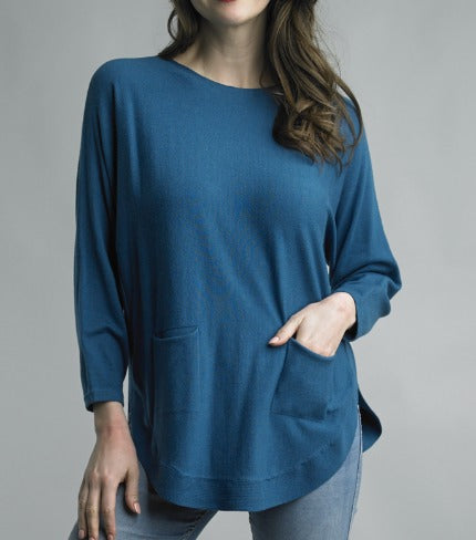Back Button Sweater