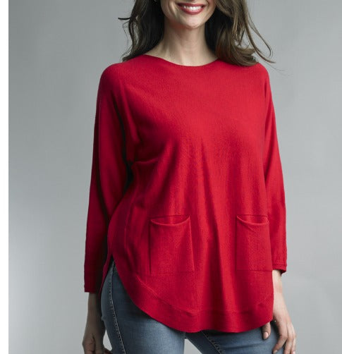 Back Button Sweater
