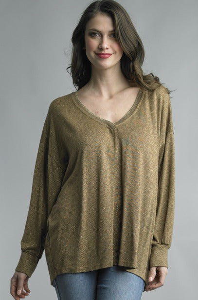 Camel Medallic Sweater