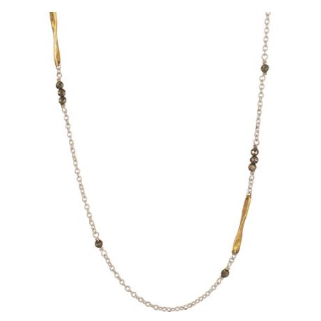 Lume Chain - Pyrite - 18"
