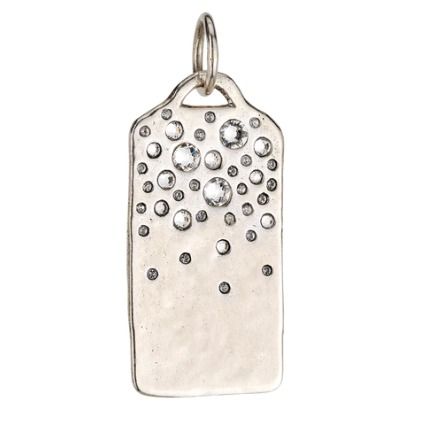 Starshower Infinity Ingot Pendant Sterling Silver