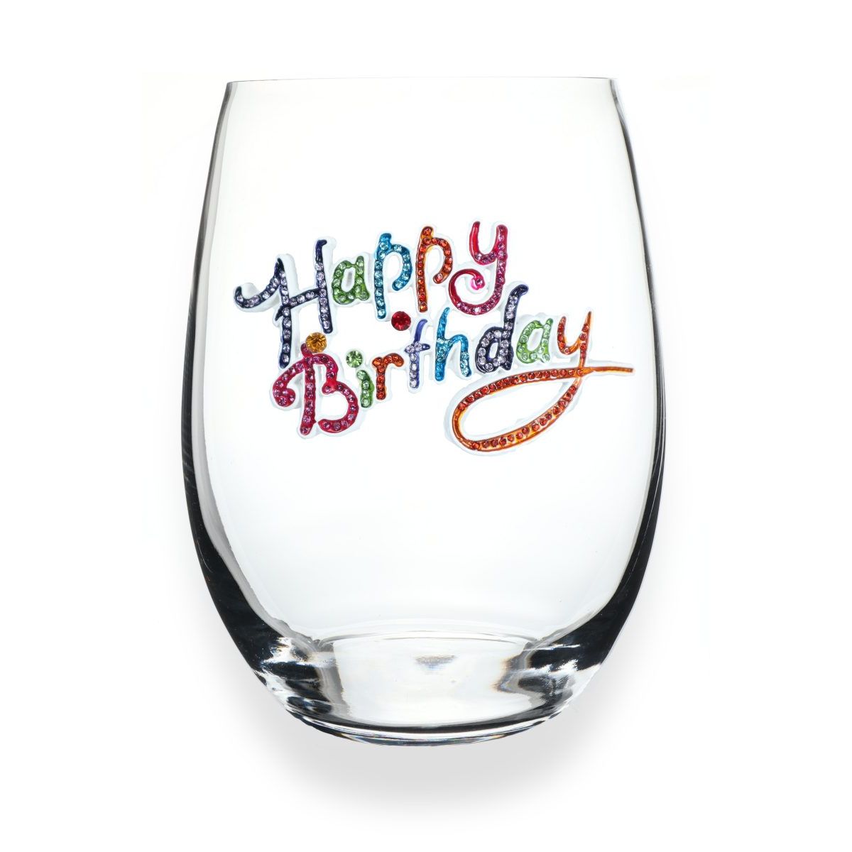 Happy Birthday Stemless
