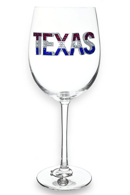 Texas Stemmed Wine Glass
