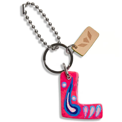 Paper Mache Pink Alphabet