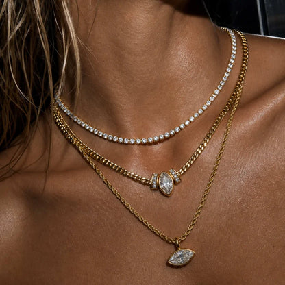 Jodie Tennis Choker Necklace