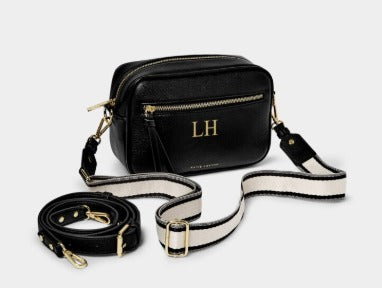 BLACK HALLIE CROSSBODY BAG