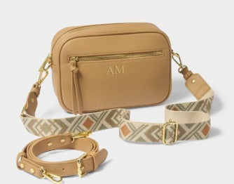 Camel Hallie Crossbody Bag