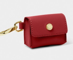 Garnet Red Evie Clip-On Airpod Case