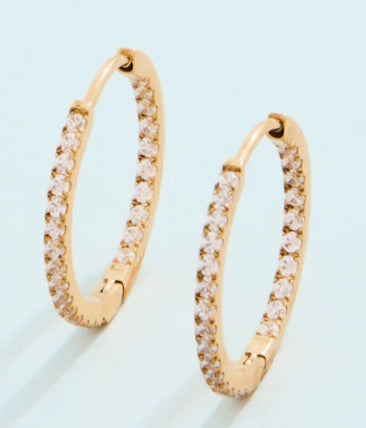 Sunrise Hoop Earrings 20mm