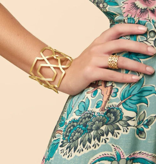 Trellis Cuff Gold