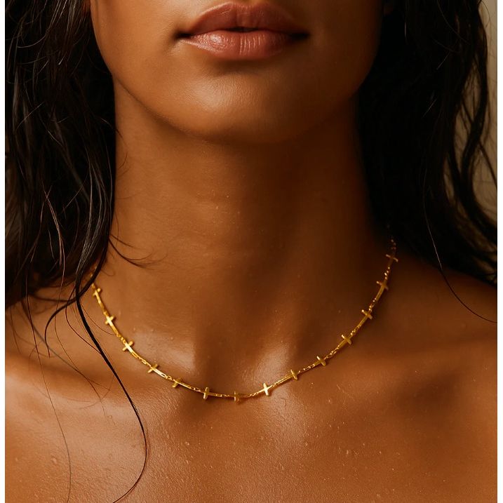 Kennedy Cross Chain Necklace