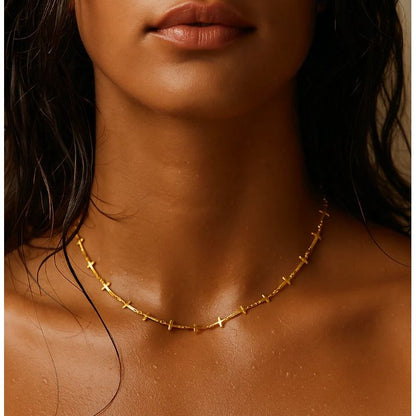 Kennedy Cross Chain Necklace
