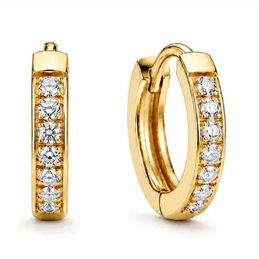 Tinsley Huggie Hoop Earring GOLD
