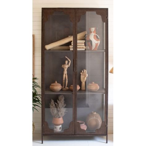 Metal and Glass Cabinet