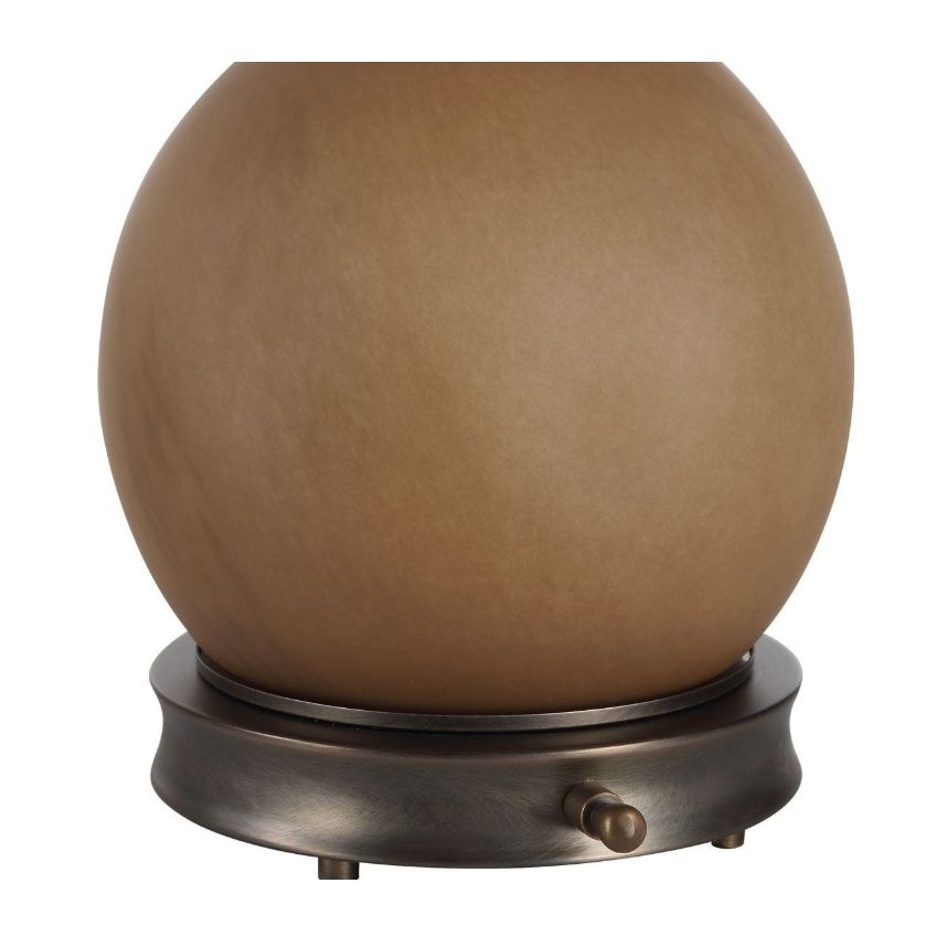 Light Hearted Table Lamp - Smoky Alabaster