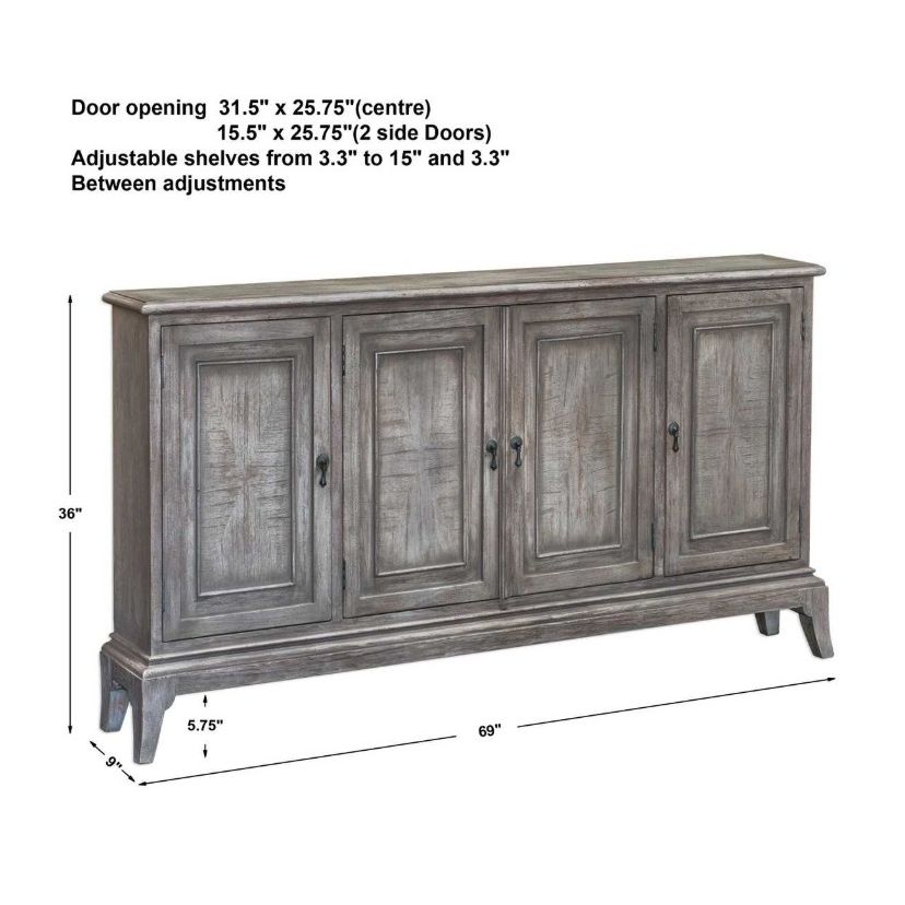 Nyle 4 Door Cabinet