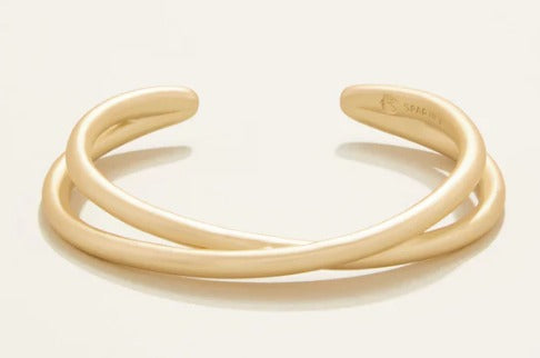Winding Oak Cuff Gold