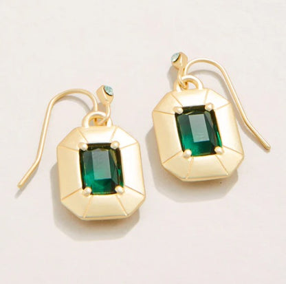 Chateau Earrings Dark Green
