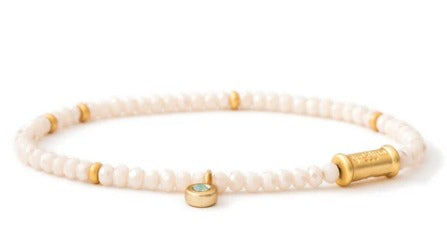 Cream Stretch Bracelet