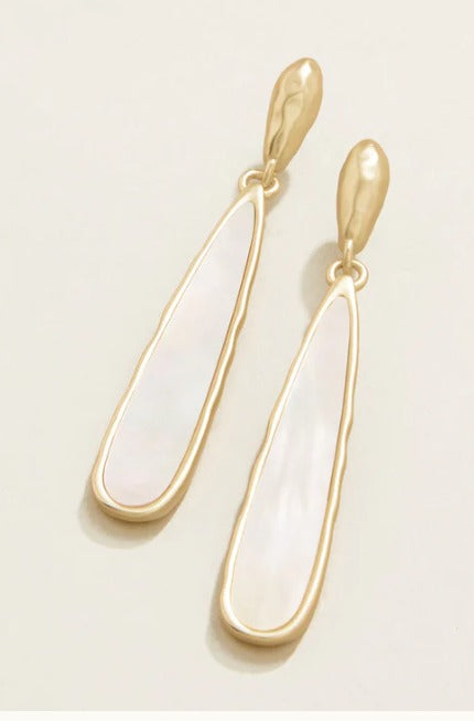 Drip Earrings Mother-of-Pearl