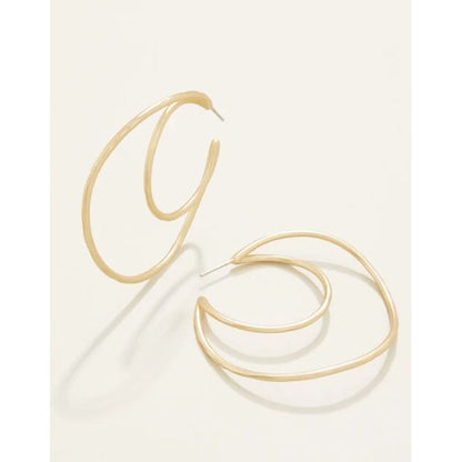 Winding Oak Hoop Earrings