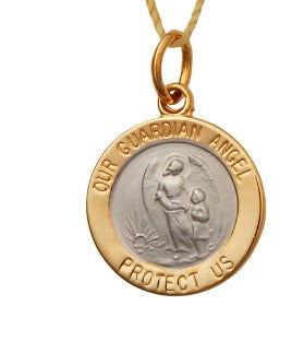 Gold Guardian Angel Necklace