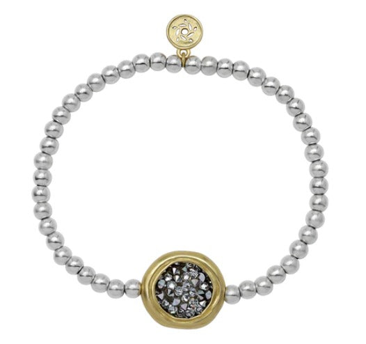 Kristal Dome Stretch Bracelet