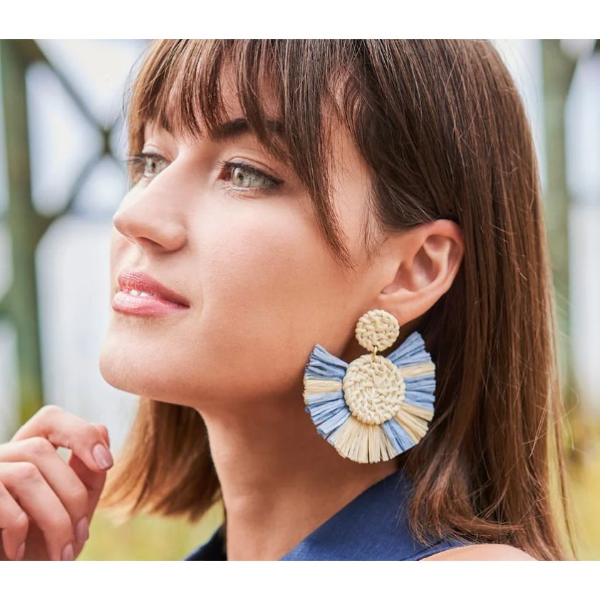 Callawassie Earrings Blue