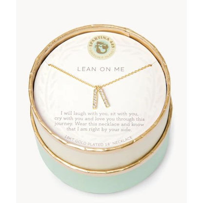 Sea La Vie Necklace Lean On Me/Double Bars