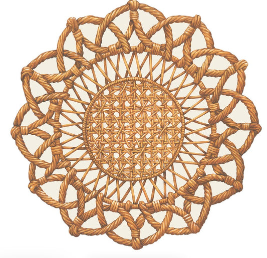 Die-cut Rattan Weave Placemat