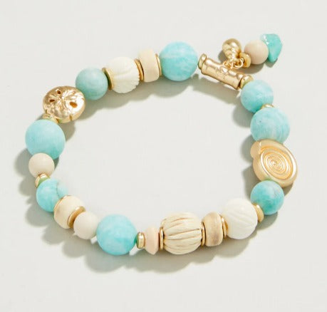 Sea Breeze Stretch Bracelet Sea Foam