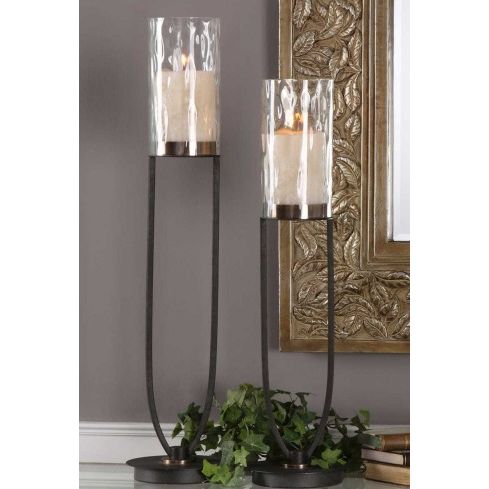 DURGA CANDLEHOLDERS, S/2