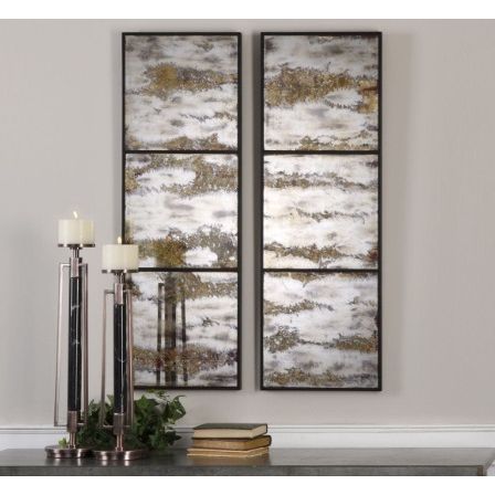 Rahila Mirrored Wall Panels, S/2