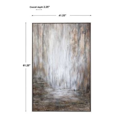 Desert Rain Hand Painted Canvas