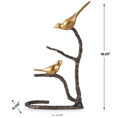 Birds on a Limb Sculpture