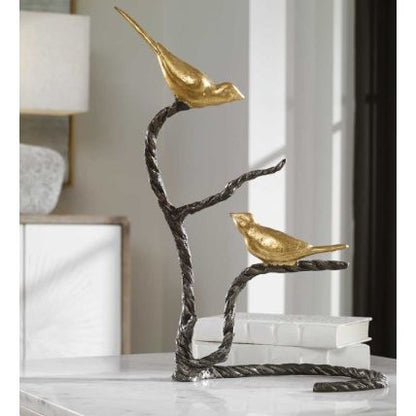 Birds on a Limb Sculpture