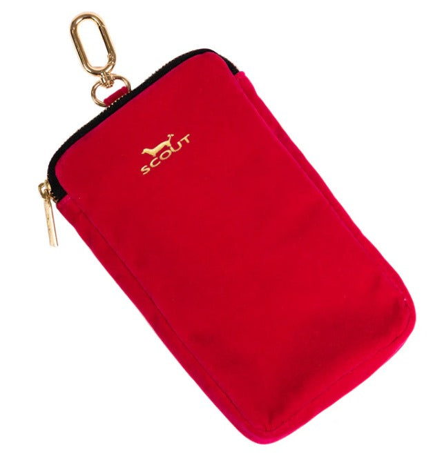 Pink Velvet Call Me Maybe Phone Pouch