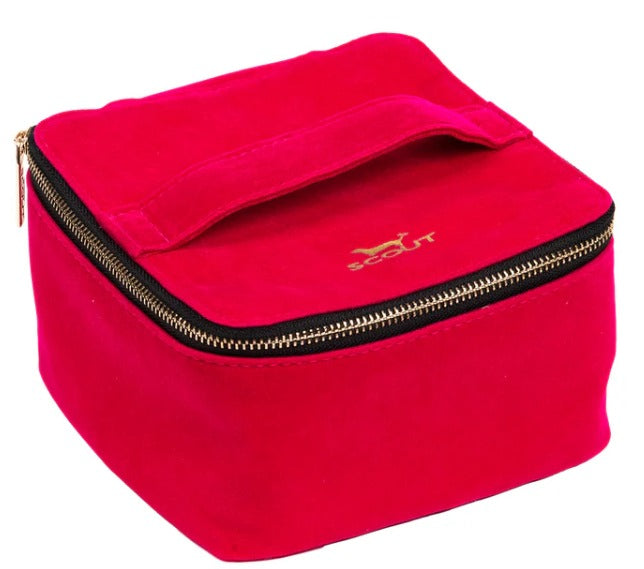 Pink Velvet Hidden Gem Jewelry Case