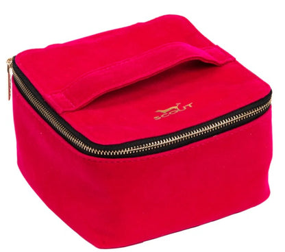Pink Velvet Hidden Gem Jewelry Case