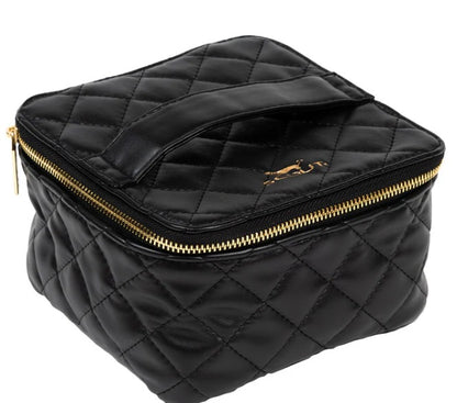 Black Quilted Hidden Gem Jewelry Case
