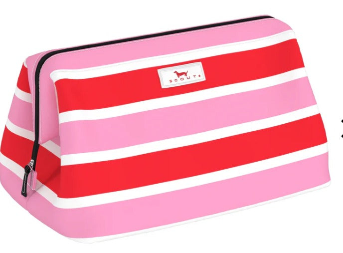 Candy Striper Big Mouth Makeup Bag
