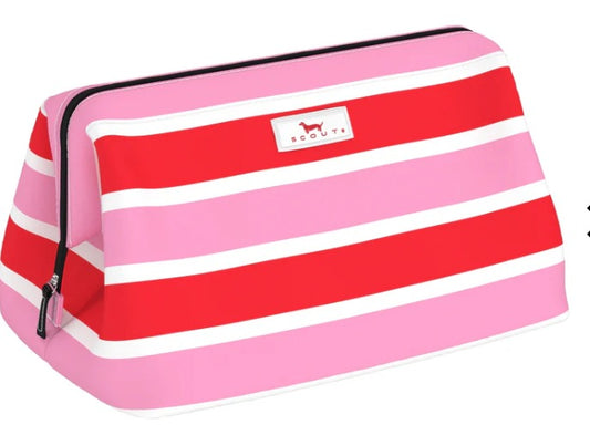 Candy Striper Big Mouth Makeup Bag