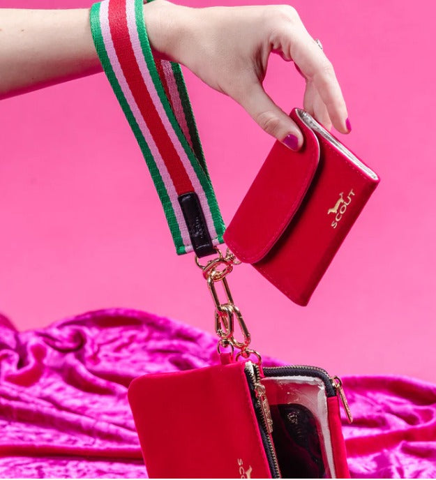 3 Color Stripe On Hand Wrist Strap