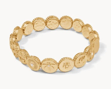 Coin Stretch Bracelet Monarch/Gold