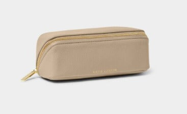 Small Make Up Bag in Light Taupe