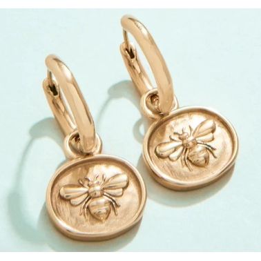 Mason Bee Convertible Hoop Earrings