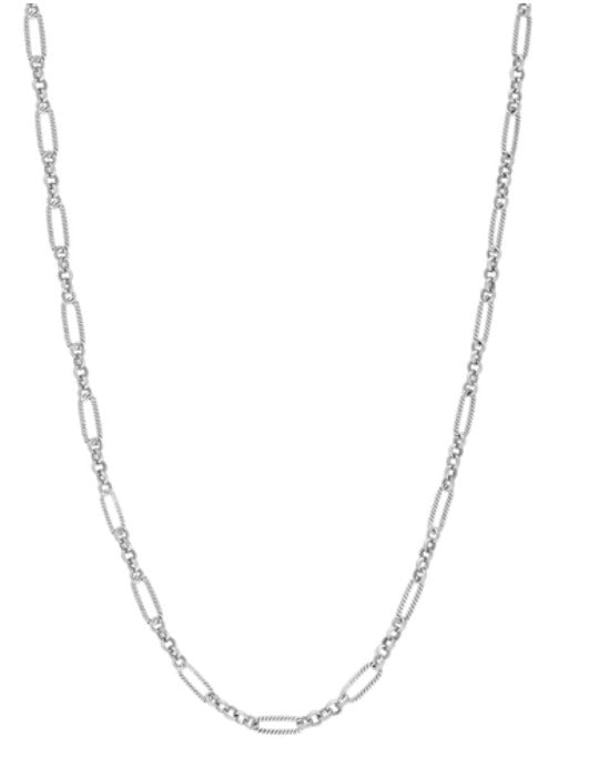 Mini Circuit Link Chain - Sterling Silver